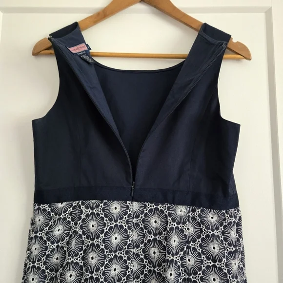 Vineyard Vines Women's Size 6 Navy and White Dress Rn2318245 - Picture 3 of 13